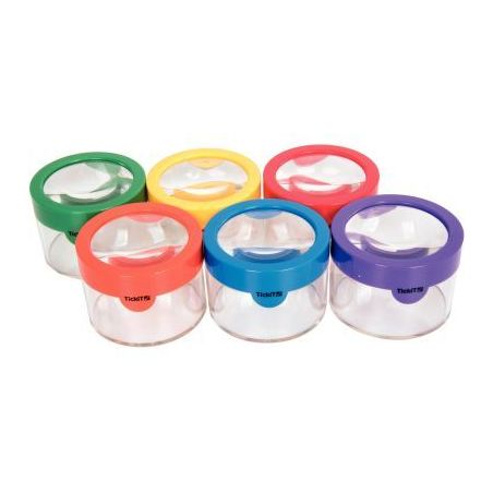 Achetez Boite de 6 pots d'observation coloris assortis 61094 pas cher sur Ma Rentrée Scolaire