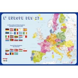 Achetez Poster PVC 76x52 l'Europe des 27 PAPPOSTEUROPE pas cher sur Ma Rentrée Scolaire