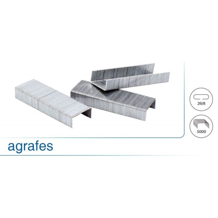MAPED Boîte de 5000 agrafes 26/8 en blister 324502-0