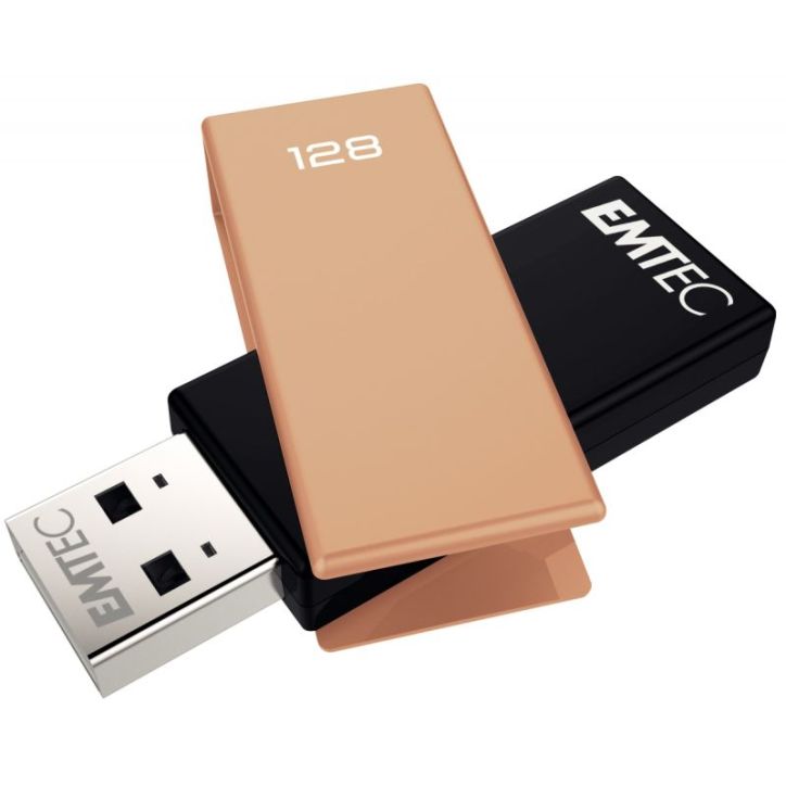 Clé USB Emtec Brick 2.0 C350 128 go orange ECMMD128GC352 EMTEC