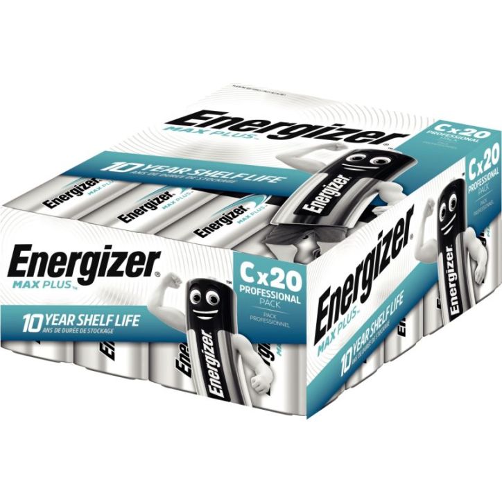 Blister 20 piles 1,5V Max Plus C 7638900423341 ENERGIZER