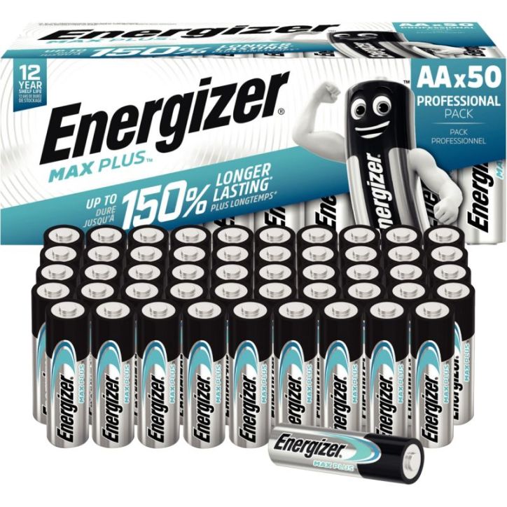 Blister 50 piles 1,5V Max Plus AA 7638900444933 ENERGIZER