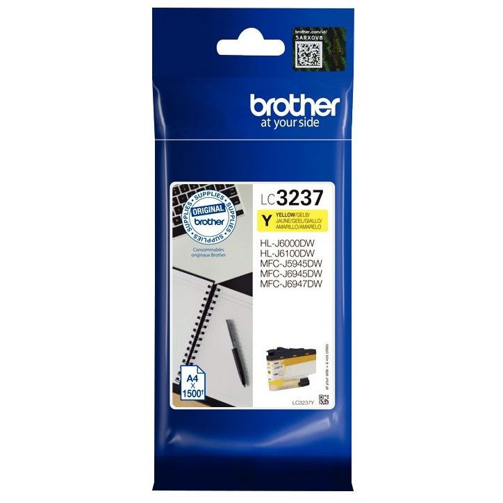 Cartouche d'encre Brother LC3237Y jaune haute capacité à la marque LC3237Y BROTHER