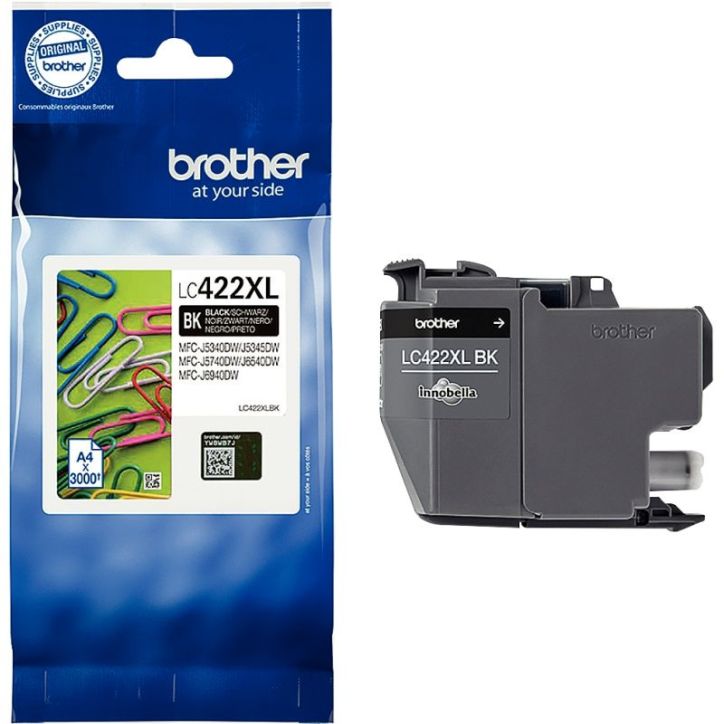 Cartouche d'encre Brother LC422XLBK haute capacité noir à la marque Trombone LC422XLBK BROTHER