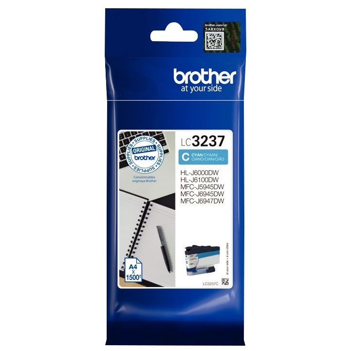 Cartouche d'encre Brother LC3237C cyan haute capacité à la marque LC3237C BROTHER