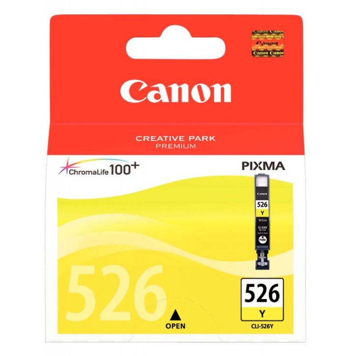 CANON Cartouche Jet d'encre Jaune CLI526Y 4543B001AA
