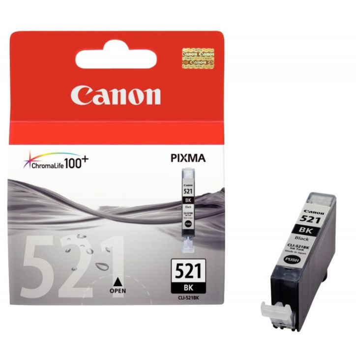 Cartouche jet d'encre à la marque Canon CLI-521 noir 521 CASPI2933B001 CANON