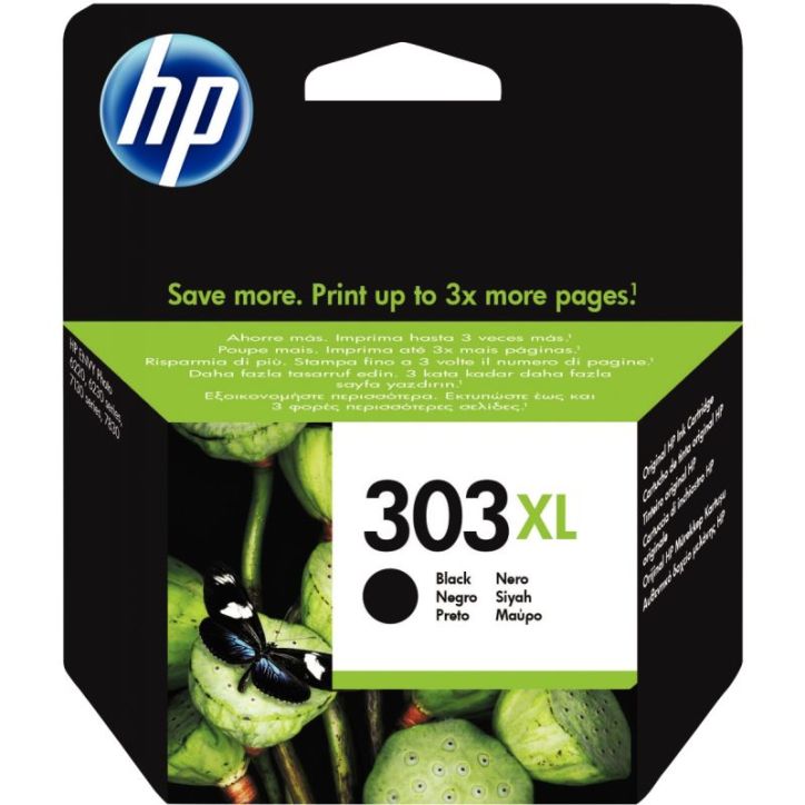 HP 303XL Cartouche d'Encre Noire grande capacité Authentique (T6N04AE)