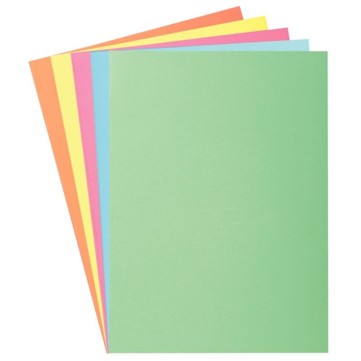 Paquet de 100 sous-chemises SUPER 60g format 22x31 cm couleurs assorties 850100E SUPER EXACOMPTA