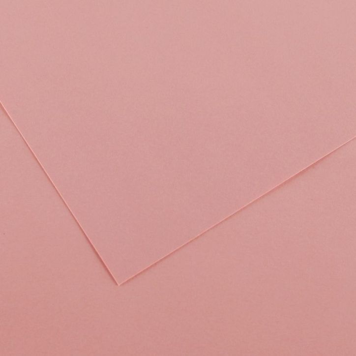 Paquet de 10 feuilles Colorline 50x65 cm 150 g rose pétale C200041386 CANSON