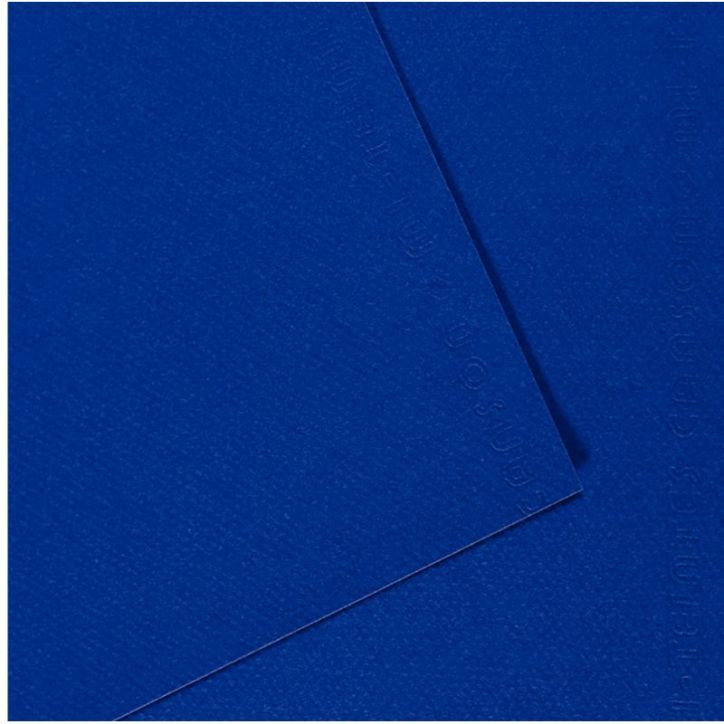 Paquet de 10 feuilles mi-teinte format 50x65 coloris outremer C31032S115 CANSON