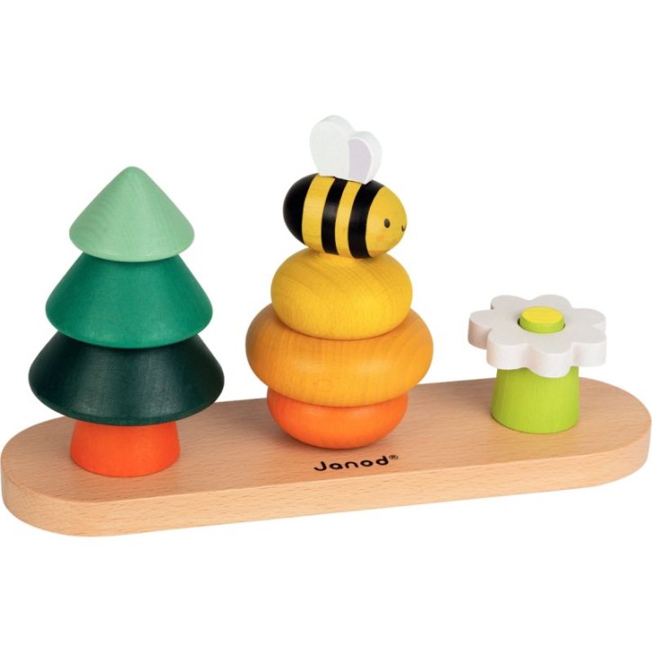 Abaque empilable en bois, la forêt J08635 JANOD