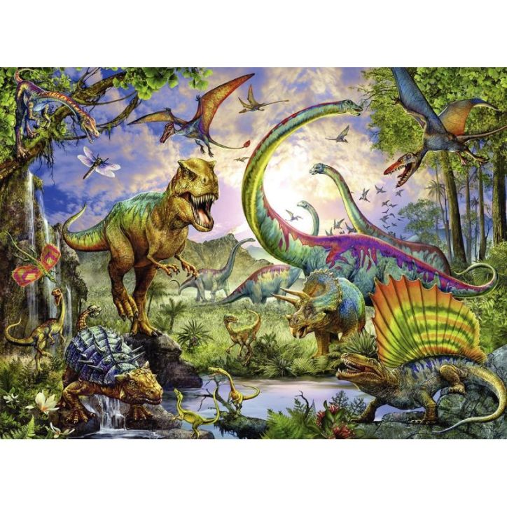 Puzzle XXL 200 pièces, le royaume des dinosaures 00012718 RAVENSBURGER