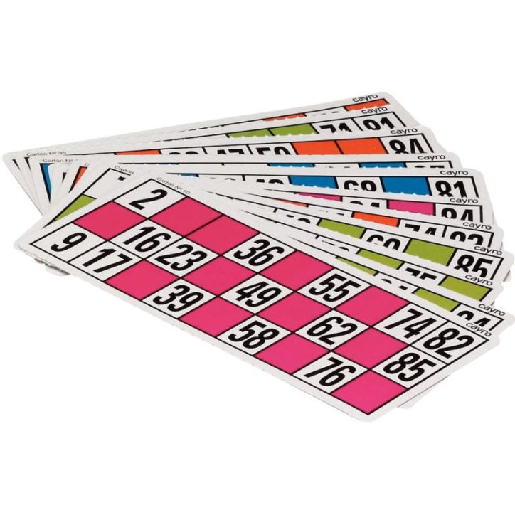 Lot de 48 cartons de loto C48XXL