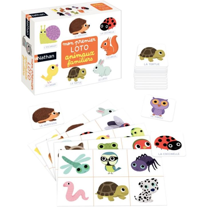 Mon premier loto des animaux familiers 31151 NATHAN