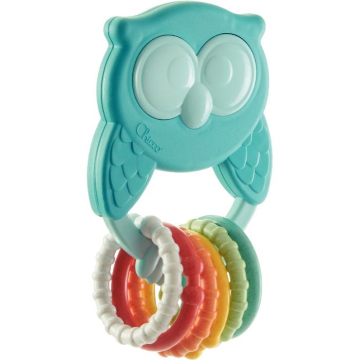 Hochet hibou avec 6 anneaux colorés CHICCO 10494 CHICCO