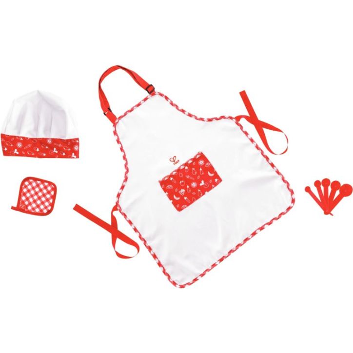 Tablier de cuisine avec 2 gants et une toque E3162 HAPE