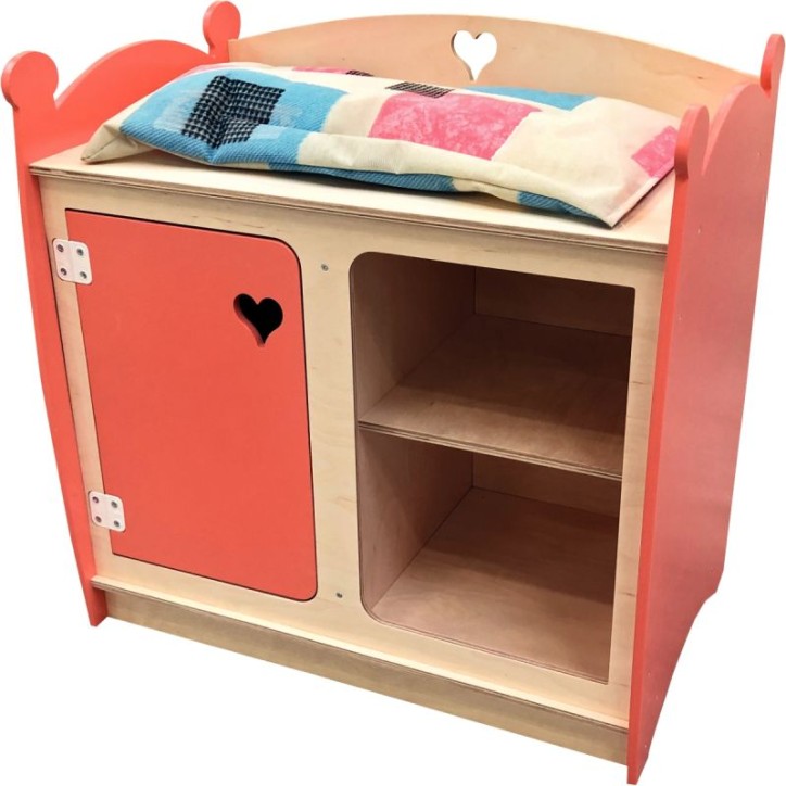 Table à  langer pour poupées en bois 363001