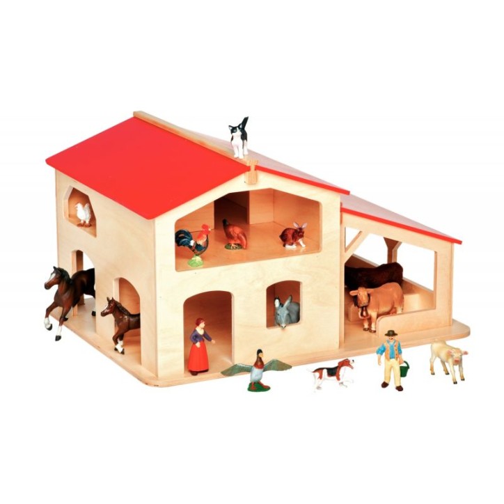 Grande ferme en bois JF001