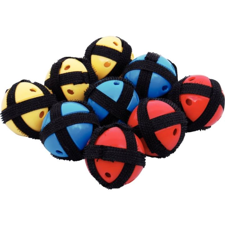 Lot de 9 balles velcro pour cible 54499
