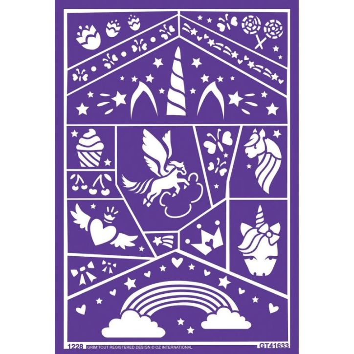 4 thèmes : licorne, indien, fée et Halloween Lavables, adhésifs, repositionnables et souples pour s'adapter