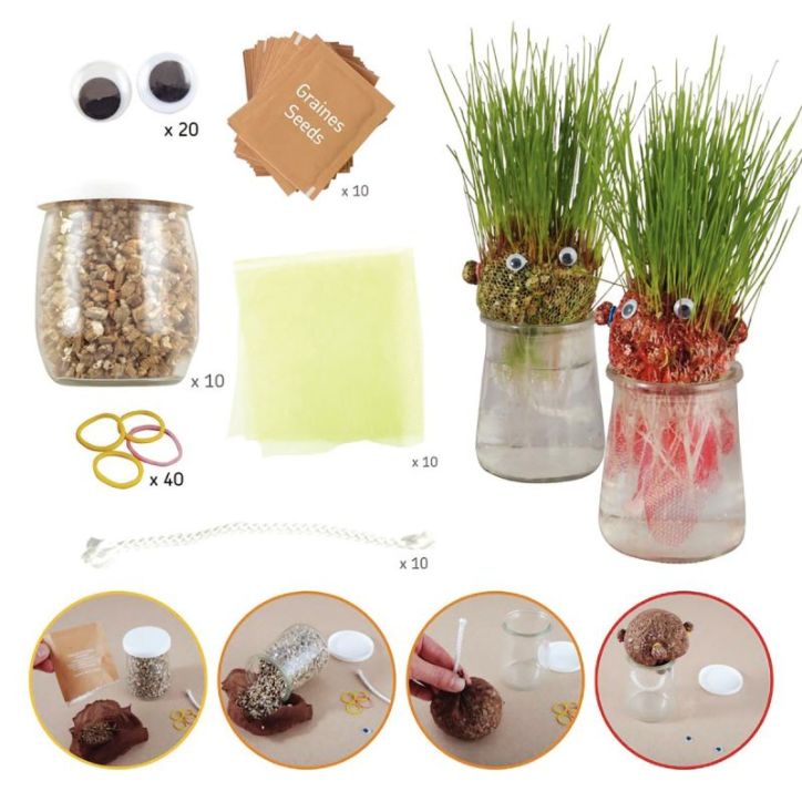 Coffret de 10 têtes à  pousser 33207