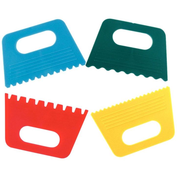 Blister de 4 peignes à effet pour gouache 72240