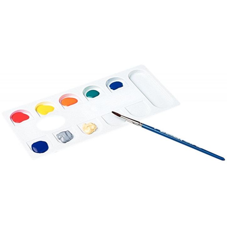 Palette rectangulaire divisée en godets 807075
