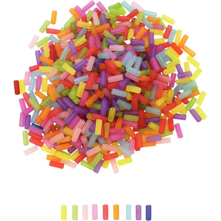 Sac de 1000 perles tubes transparentes 2025