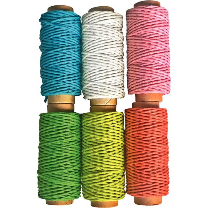 Lot de 6 bobines de chanvre tutti frutti SC200798