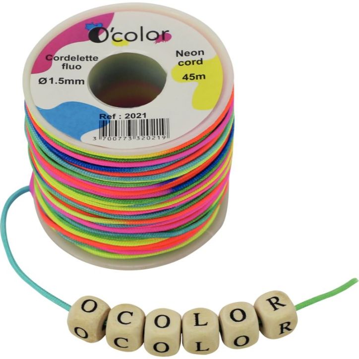 Bobine fil fluo 45mètres diamètre 1.5mm 2021