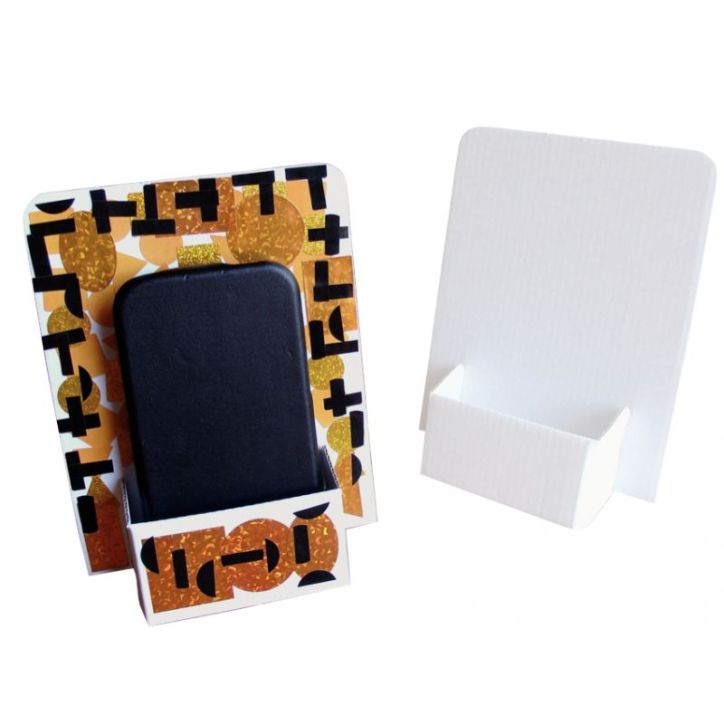 Lot de 10 porte-téléphone en carton blanc SMART/10 CLEOPATRE