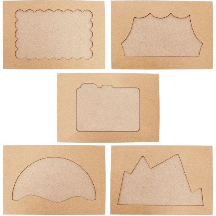 Lot de 10 étuis photo fantaisie en carton L723001