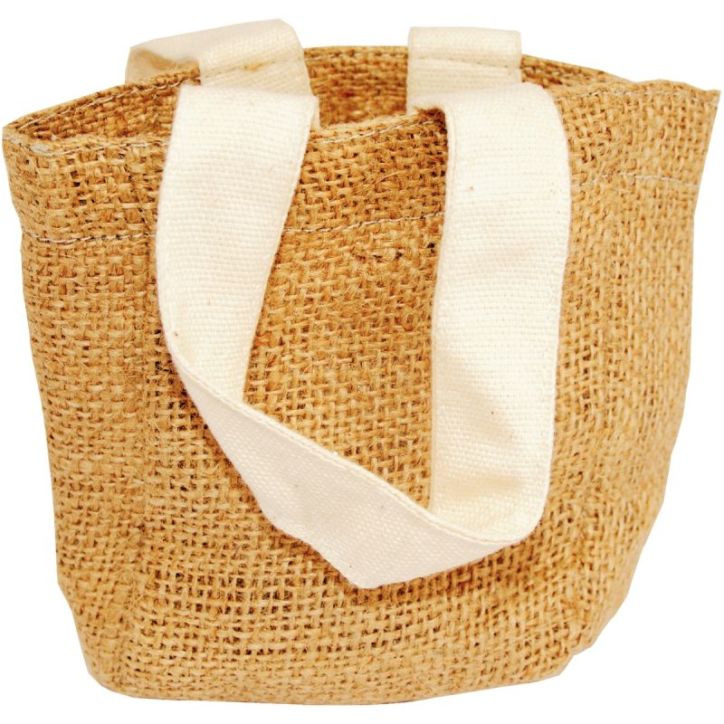 Lot de 10 sacs en jute naturel L420000