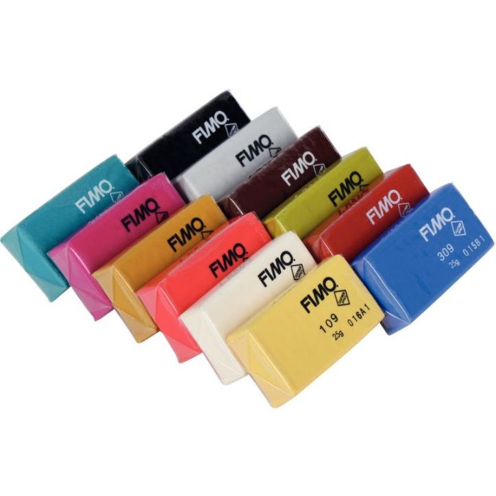 Sachet de 12 pains fimo effet cuir 25g 261623 FIMO STAEDTLER