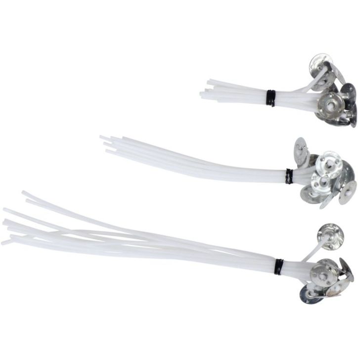 Sachet de 30 mèches 60, 100 et 150 mm avec support 153405