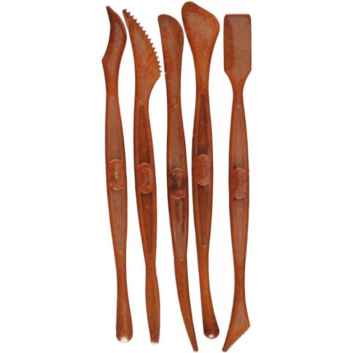 Lot de 5 ébauchoirs en plastique 5 JOVI