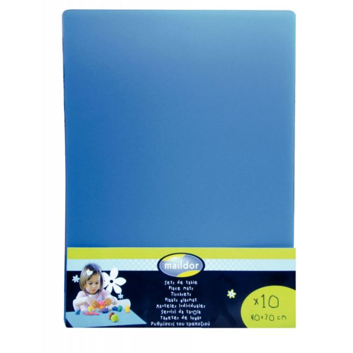 Sachet de 10 sets de table en polypropylène dimension : 40 x 30 cm 302045MD