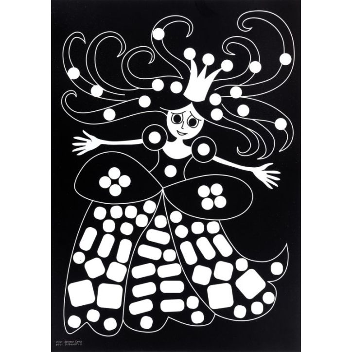 Pochette de  16 planches de gommettes et de 5 motifs différents MAJ16D CLEOPATRE