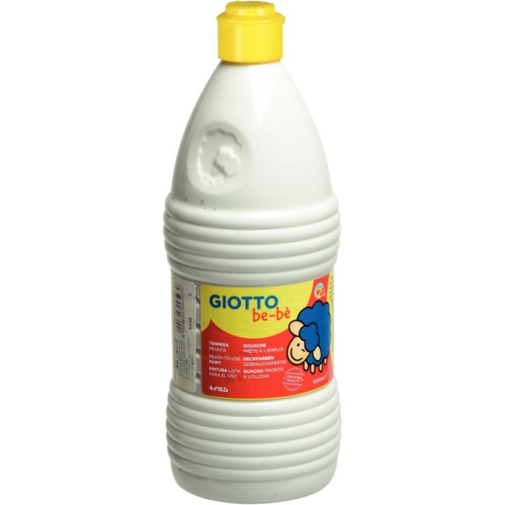 Carton de 8 flacons 1L de gouache GIOTTO be-bè F467800 GIOTTO BEB GIOTTO
