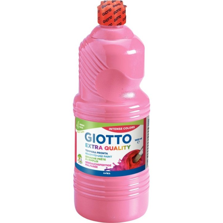 Flacon de 1L de gouache liquide GIOTTO rose F533406 GIOTTO