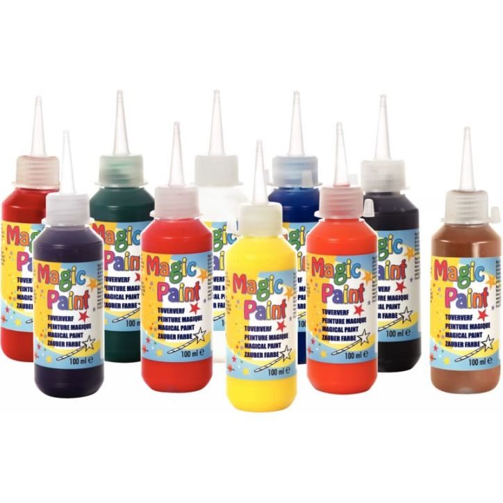 Carton de 10 flacons 100ml de peinture MAGIC PAINT COLBC10090