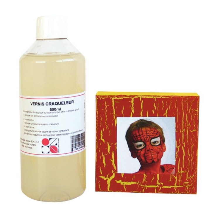 Flacon de 500 ml de vernis craqueleur IN41700