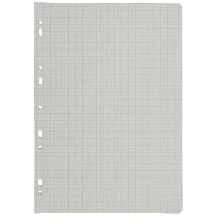 Sachet de 50 feuillets mobiles, format A4, quadrillé 5x5, papier blanc 90g 2397C