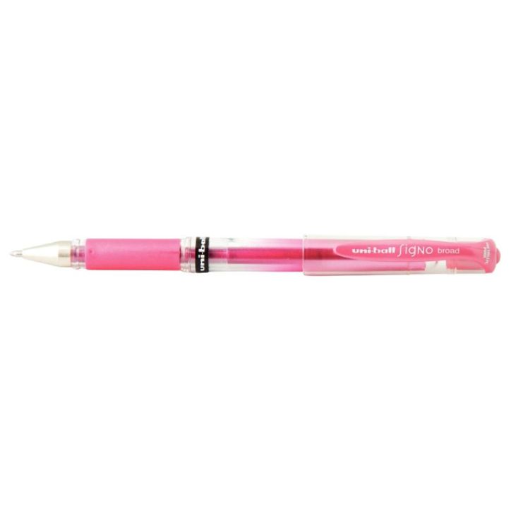 Stylo Uni Signo Broad rose métal UM153 REM UNIBALL