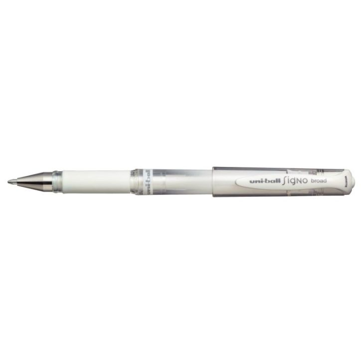 Stylo Uni Signo Broad blanc UM153 BL UNIBALL