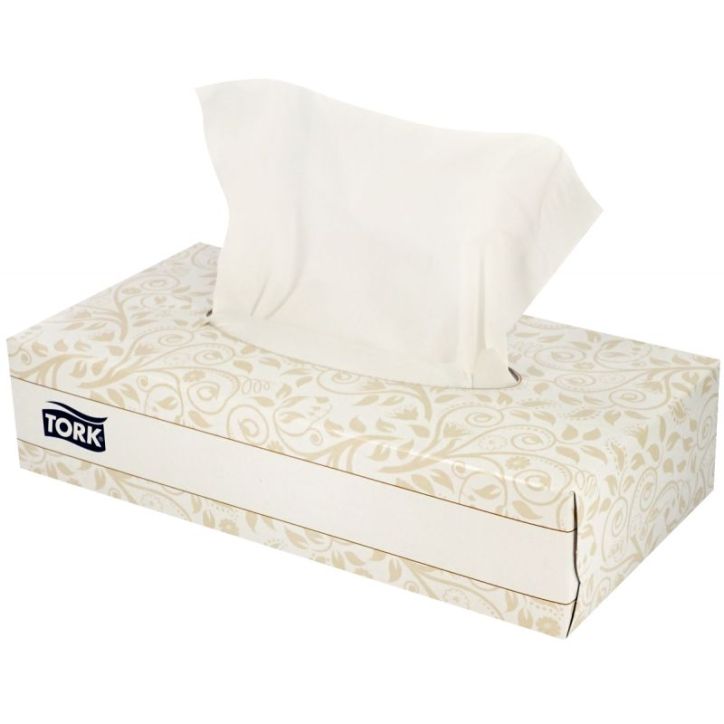 Boîte de 100 mouchoirs 2 plis 16g TORK PREMIUM extra doux 140280 TORK