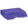 Corbeille a courrier a l'italienne transparent violet 1135220771 CEP