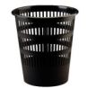 Corbeille a papier plastique ronde ajourée 16L Noir 306R2 FAIBO